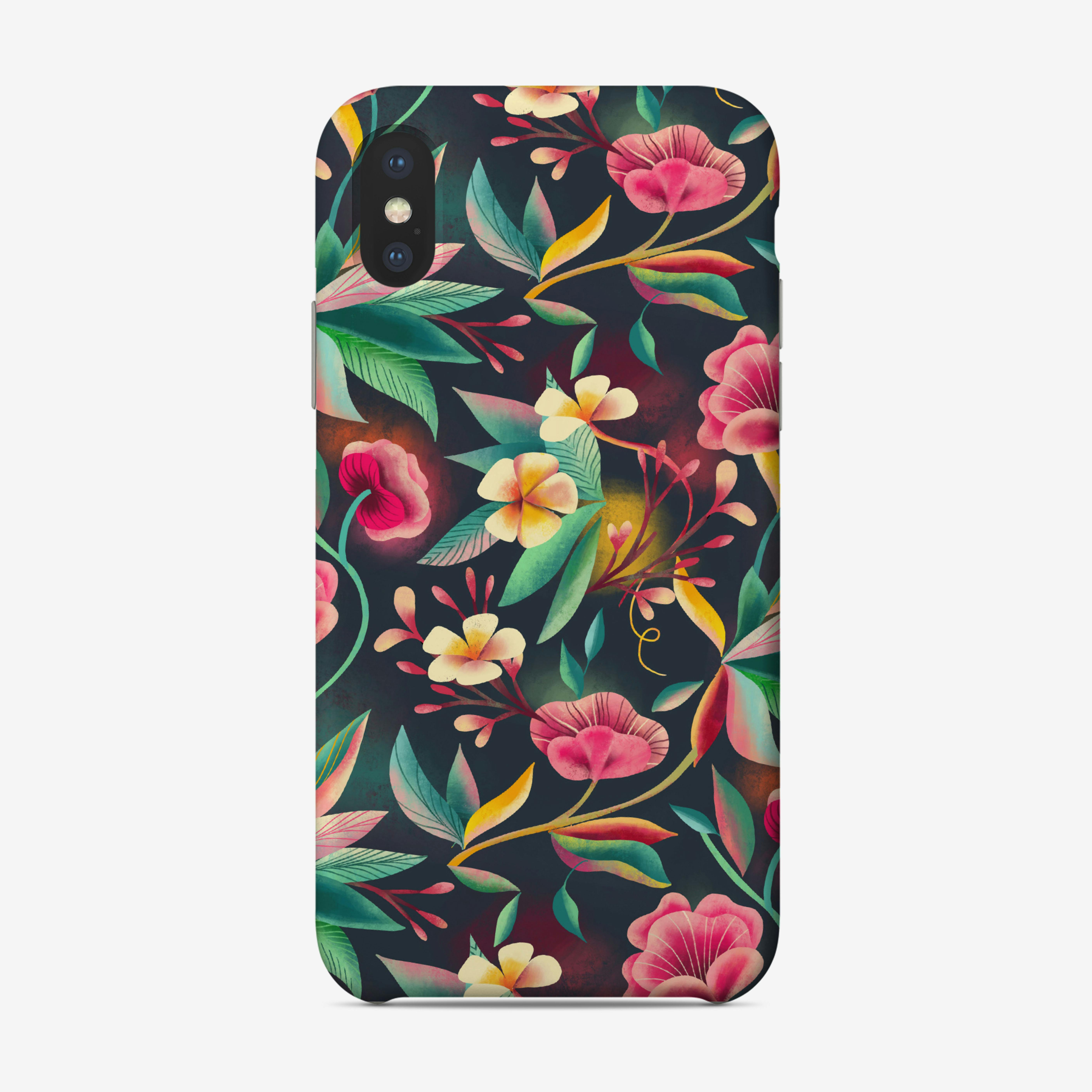 Tropical Night Bloom Phone Case